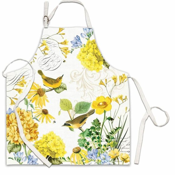 Michel Design Works Cotton Apron Tranquility NWT - Picture 1 of 2